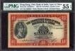 Ten Dollars Bank Note of The Chartered Bank of India Australia and China of Hongkong.