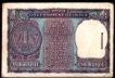 Error One Rupee Bank Note Signed by R N Malhotra of Republic India of 1980.