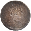 Error Silver One Rupee Coin of Victoria Queen.