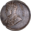 Error Silver One Rupee Coin of King George V of Bombay Mint of 1912.