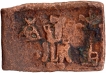 Square Copper Coin of Taxila of Post Mauryas.