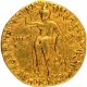 Gold Dinar Coin of Vima Kadphises of Kushan Dynasty.