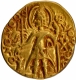 Gold Dinar Coin of Magra of Later Kushan Dynasty.