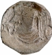 Silver Drachma Coin of Harshavardhana of Post Guptas.