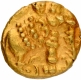 Gold Fanam Coin of Western Ganga Dynasty.