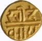 Gold One Quarter Varaha Coin of Devaraya II of Vijayanagara Empire.