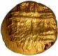 Gold Half Varaha Coin of Achyutharaya of Tuluva Dynasty of Vijayanagara Empire.