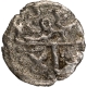 Silver One Sixteenth Tanka Coin of Ala ud din Mahmud Shah I of Malwa Sultanate.