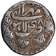 Silver Half Rupee Coin of Akbar of Lahore Mint of Mihr Month.