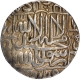 Silver One Rupee Coin of Akbar of Agra Dar ul Khilafa Mint.