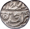 Very Rare Silver One Rupee Coin of Akbar of Ujjain Mint of Khurdad Month.