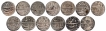 Twelve Month Set Coins of Jahangir of Patna Mint.