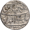 Silver Half Rupee Coin of Shahjahan of Ahmadabad Mint.