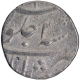 Silver One Rupee Coin of Shah Alam Bahadur of Murshidabad Mint.