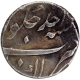 Silver One Rupee Coin of Jahandar Shah of Akbarnagar Mint.