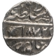 Silver One Rupee Coin of Lahore Dar ul Saltana Mint of Sikh Empire.