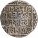 Silver Tanka Coin of Vijaya Manikya of Tripura.