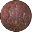 Copper Five Cash Coin of Soho Mint of Madras Presidency.