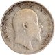 Silver Two Annas Coin of King Edward VII of Calcutta Mint of 1909.