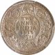 Silver Two Annas Coin of King George V of Calcutta Mint of 1915.