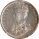 Silver Two Annas Coin of King George V of Calcutta Mint of 1915.