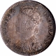 Silver Quarter Rupee Coin of Victoria Empress of Bombay Mint of 1887.