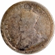 Silver Quarter Rupee Coin of King George V of Calcutta Mint of 1911.