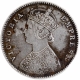 Silver Half Rupee Coin of Victoria Empress of Calcutta Mint of 1878.