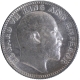 Silver Half Rupee Coin of King Edward VII of Calcutta Mint of 1906.