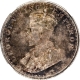 Silver Half Rupee Coin of King George V of Bombay Mint of 1912.