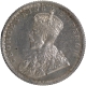 Silver Half Rupee Coin of King George V of Calcutta Mint of 1913.