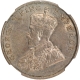 Cupro Nickel Eight Annas Coin of King George V of Calcutta Mint of 1919.