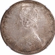 Silver One Rupee Coin of Victoria Empress of Bombay Mint of 1890.