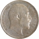 Silver One Rupee Coin of King Edward VII of Bombay Mint of 1904.