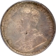 Silver One Rupee Coin of King George V of Bombay Mint of 1921.