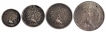 Silver Peacock Rupee Coins of Burma.