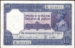 Ten Rupees Banknote of King George V Signed by J B Taylor of 1926.