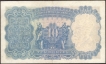 Ten Rupees Banknote of King George V Signed by J W Kelly of 1935.