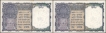 One Rupee Banknotes of King George VI Signed by C E Jones of 1944.