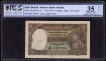 Five Rupees Banknote of King George VI Signed by J B Taylor of 1938.