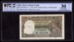 Five Rupees Banknote of King George VI Signed by C D Deshmukh of 1944.