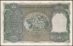 One Hundred Rupees Banknote of King George VI Signed by J B Taylor of 1938 of Bombay Circle.