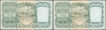 Ten Rupees Banknotes of King George VI Signed by J B Taylor of 1938 of Burma Issue.