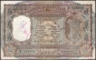 One Thousand Rupees Banknote Signed by K R Puri of 1975 of Bombay Circle.