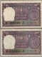 One Rupee Fancy No 999999 and 1000000 Banknotes Signed by S Jagannathan.