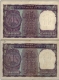 One Rupee Fancy No 999999 and 1000000 Banknotes Signed by S Jagannathan.