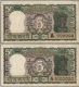 Five Rupees Gandhi Centenary Diamond Series Fancy No 999999 and 1000000 Banknote Signed by L K Jha.