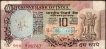 Error Ten Rupees Banknote Signed by R N Malhotra of Republic India.