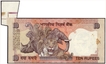 Error Ten Rupees Banknote Signed by C Rangarajan of Republic India.