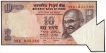 Error Ten Rupees Banknote Signed by Bimal Jalan of Republic India.